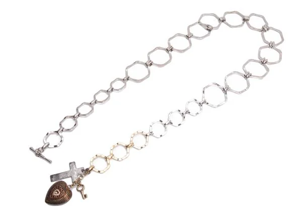 ドルチェ&ガッバーナDOLCE&GABBANA モチーフデザインリングチェーン