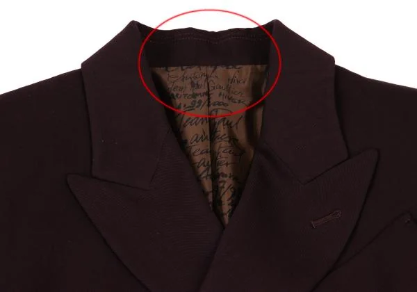 Jean Paul GAULTIER CLASSIQUE Wool Gaba Long Jacket Purple 40 (K