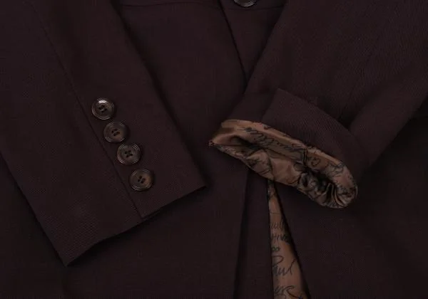 Jean Paul GAULTIER CLASSIQUE Wool Gaba Long Jacket Purple 40 (K