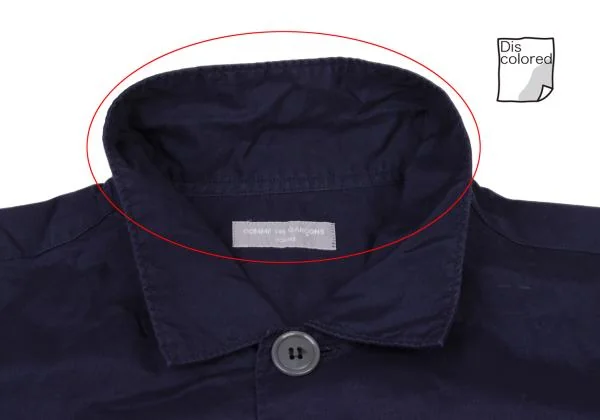 コムデギャルソン オムCOMME des GARCONS HOMME コットンビッグボタン