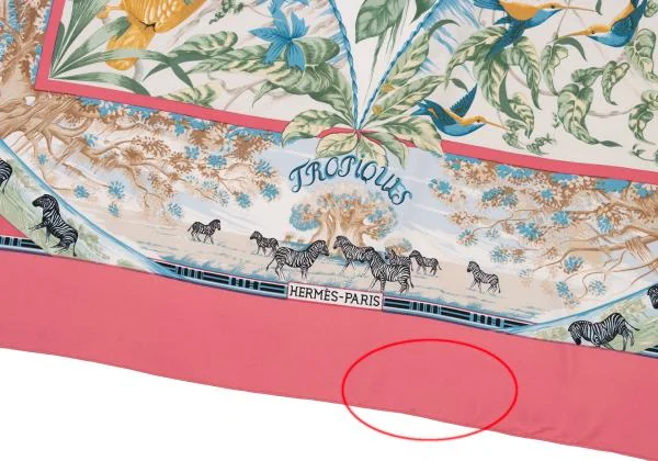 エルメスHERMES カレ90 トロピック スカーフ ピンク (K-148084)