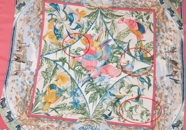 エルメスHERMES カレ90 トロピック スカーフ ピンク (K-148084)