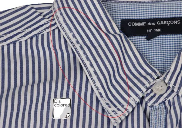 コムデギャルソン オムCOMME des GARCONS HOMME コットンストライプ