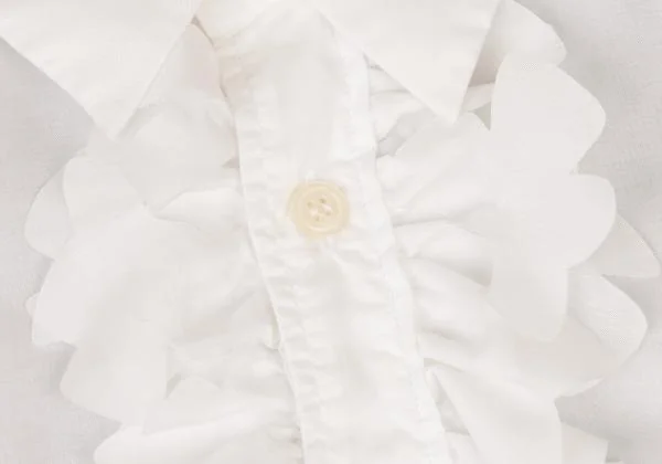 ブラックコムデギャルソンBLACK COMME des GARCONS ポリフロントフリル