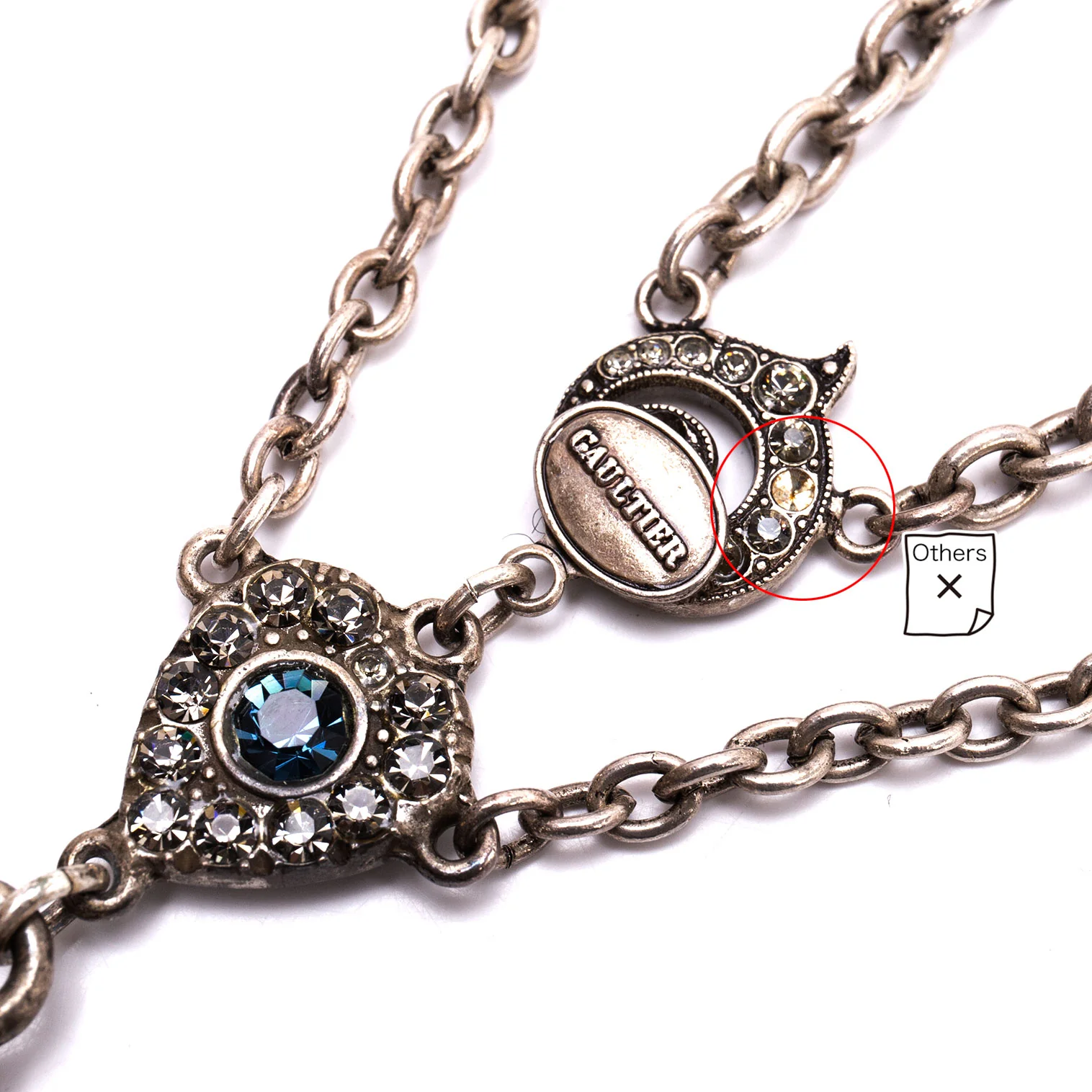 ジャンポールゴルチエJean Paul GAULTIER トルソートップネックレス