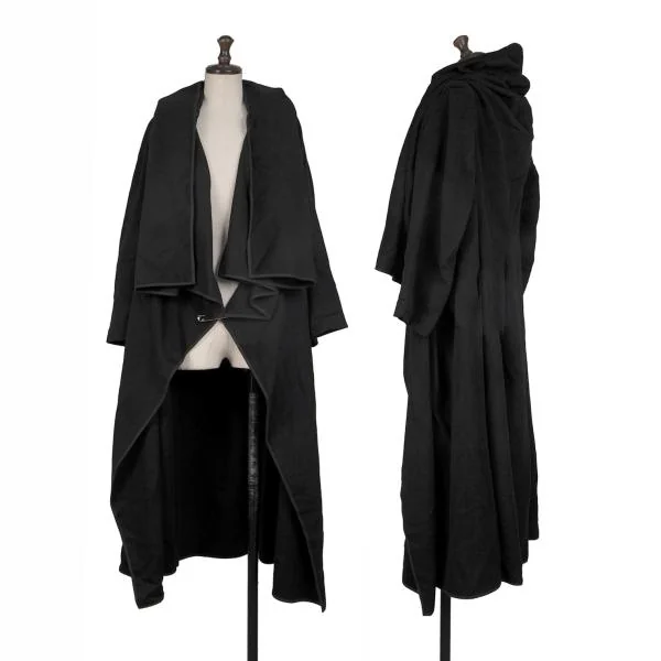 コムデギャルソンCOMME des GARCONS カシミヤウールドレープピン留め