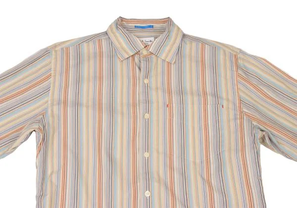 ポールスミスPaul Smith LONDON コットンマルチストライプ長袖シャツ