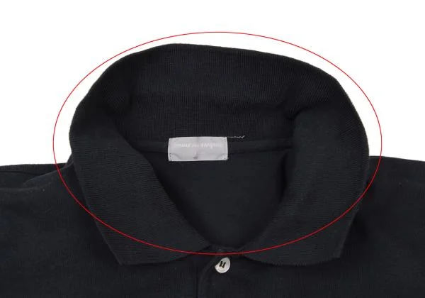 コムデギャルソン オムCOMME des GARCONS HOMME コットンポロシャツ 紺