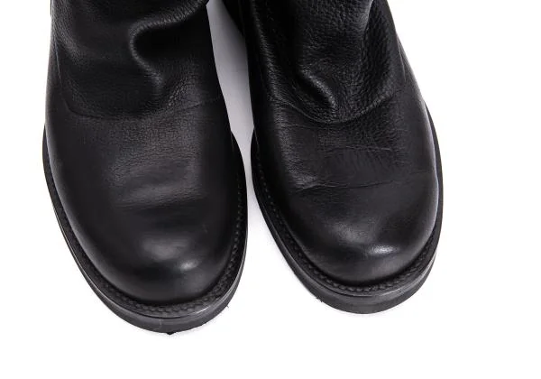 ヨウジヤマモトプールオムYohji Yamamoto POUR HOMME レザーロング