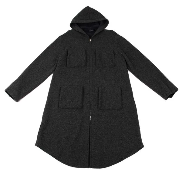 リミフゥLIMI feu ウールレイヤードスリーブフロントポケット