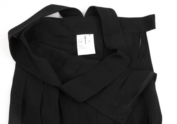 コムデギャルソン ガールCOMME des GARCONS GIRL ウールギャバプリーツ