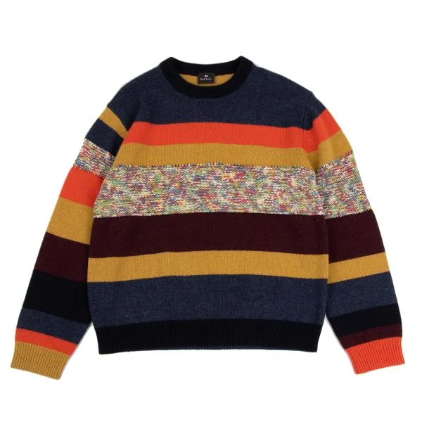 ポールスミスPaul Smith PS マルチカラー編み替えデザインニット
