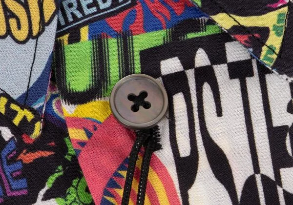 ポールスミスPaul Smith PS ステッカープリント総柄長袖シャツ マルチ