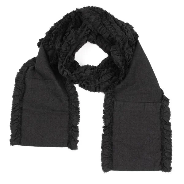 タオ コムデギャルソンtao COMME des GARCONS ウールフリルポケット