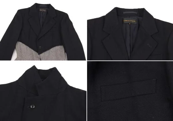 コムデギャルソンCOMME des GARCONS ウールストライプ織りセットアップ