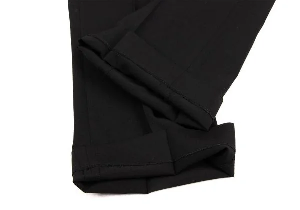 コムデギャルソンCOMME des GARCONS ウールギャバスラックスパンツ 黒M