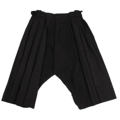 ヨウジヤマモト プールオムYohji Yamamoto POUR HOMME サイドプリーツ