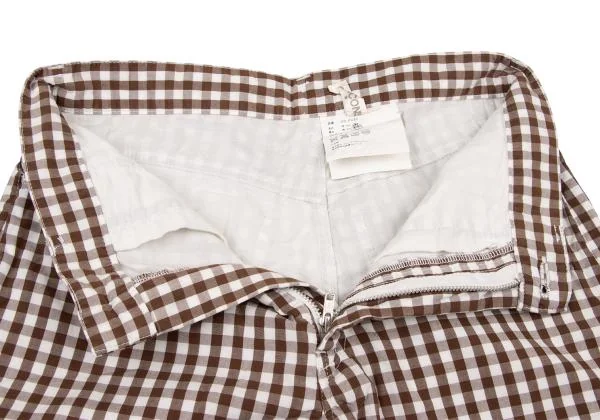 コムデギャルソンCOMME des GARCONS コットンギンガムチェックパンツ