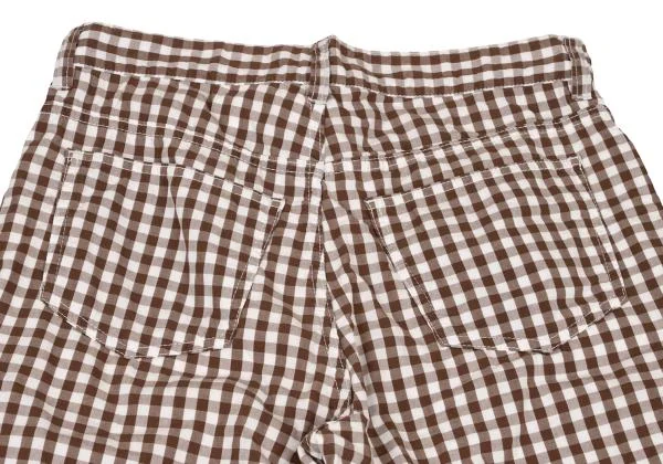 コムデギャルソンCOMME des GARCONS コットンギンガムチェックパンツ