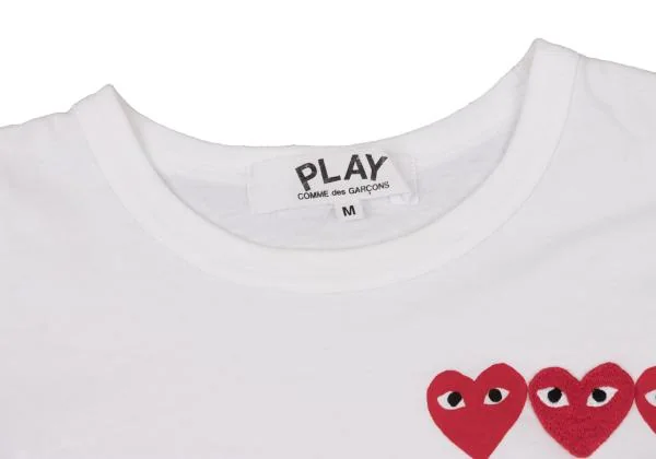 プレイ コムデギャルソンPLAY COMME des GARCONS ハートワッペン刺繍