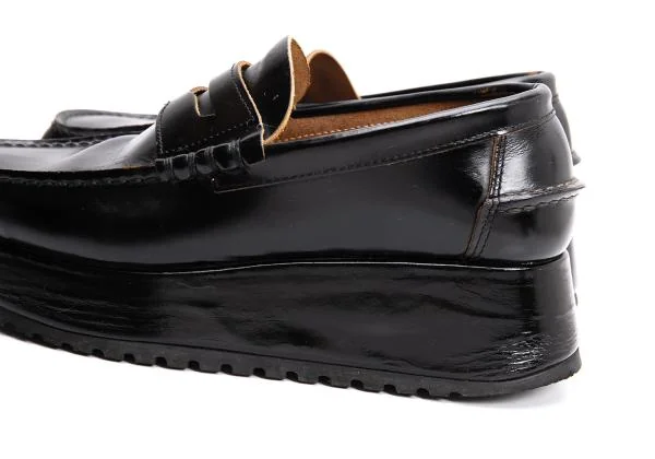 コムデギャルソンCOMME des GARCONS プラットフォームレザーコイン