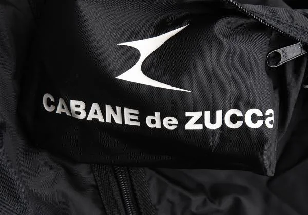CABANE de ZUCCA Logo Printed Shoulder Bag Black (K-150841)