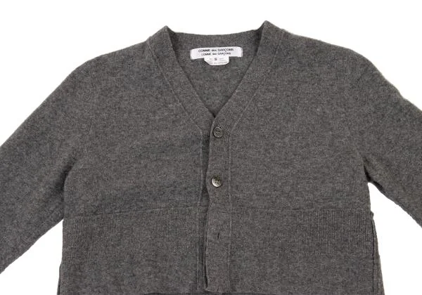 コムコム コムデギャルソンCOMME des GARCONS ウール折り返しショート