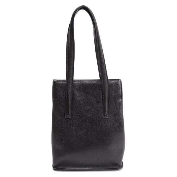 ヒロフHIROFU 162 シュリンクレザーミニトートバッグ 黒 (K-151578)