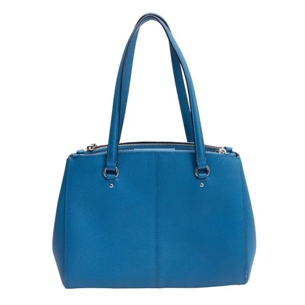 コーチCOACH サフィアーノレザーダブルバッグ 青 (K-151947)