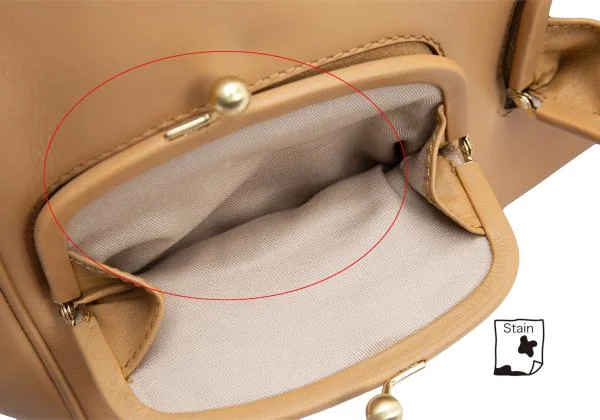 コーチCOACH がま口ポケットレザーバッグ ベージュ (K-151946)