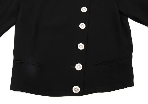 アニエスベーagnes b. メタルボタンスタンドカラーナポレオン