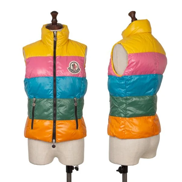 モンクレールMONCLER カラフルダウンベスト マルチ00 (K-152402)