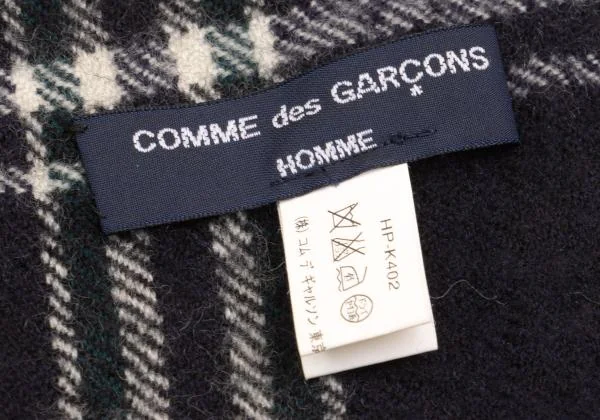 コムデギャルソン オムCOMME des GARCONS HOMME ウールチェック