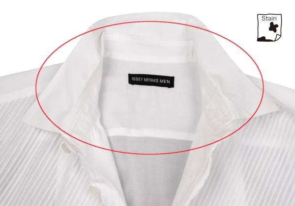 イッセイミヤケ メンISSEY MIYAKE MEN フロントバイアスプリーツ