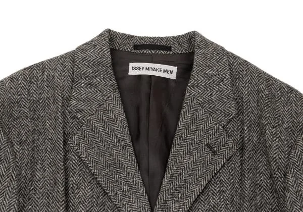イッセイミヤケ メンISSEY MIYAKE MEN ハリスツィードヘリンボーン