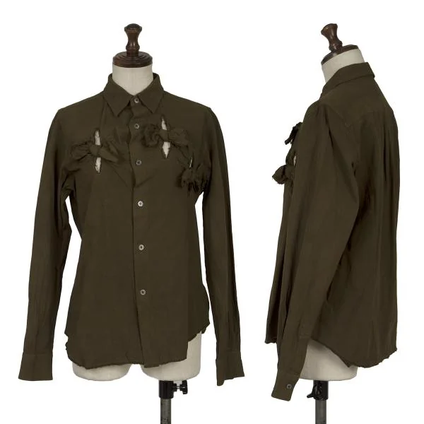 新品!コムデギャルソンCOMME des GARCONS 製品染めノットデザイン長袖