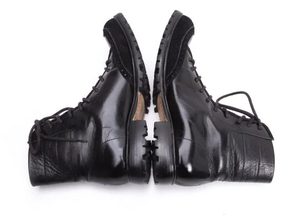 Yohji Yamamoto FEMME x HIROMU TAKAHARA Leather Boots Black 2(About