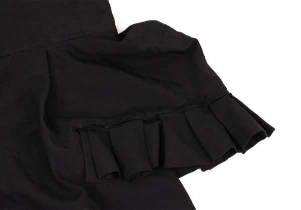 コムデギャルソンCOMME des GARCONS エステルフリル変形吊りパンツ 黒