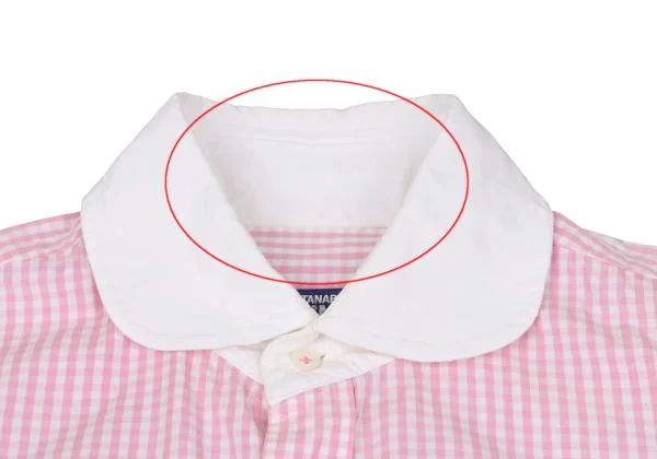 JUNYA WATANABE MAN COMME des GARCONS Check Round Collar Long