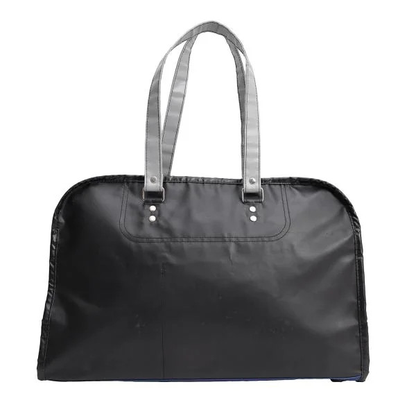 コムデギャルソンCOMME des GARCONS PVCボストンバッグ 黒青他 (K-157598)