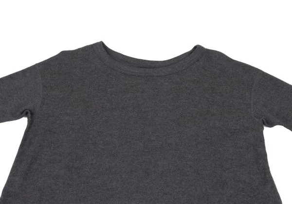 45rpm 45R ウールフラップポケットデザイン七分袖ニットワンピース