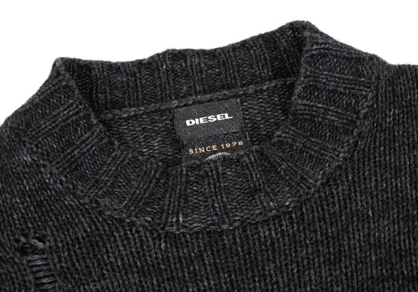 ディーゼルDIESEL ダメージ加工アルパカナイロンレイヤースリーブ