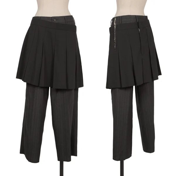 コムデギャルソンCOMME des GARCONS プリーツスカートドッキング