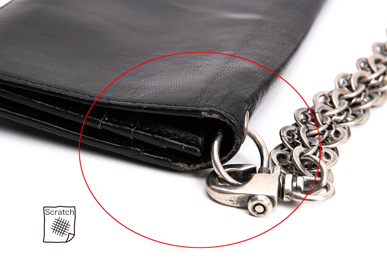 ジャンポールゴルチエJean Paul GAULTIER ドラゴン装飾チェーン付き