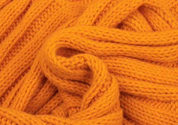 イッセイミヤケISSEY MIYAKE フリンジ切替変形リブニットマフラー