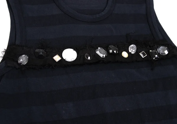 トリココムデギャルソンtricot COMME des GARCONS 製品染めビジュー