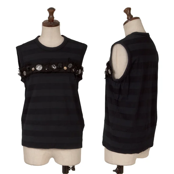 トリココムデギャルソンtricot COMME des GARCONS 製品染めビジュー