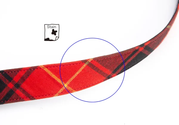 コムデギャルソン オムCOMME des GARCONS HOMME レザー切替タータン