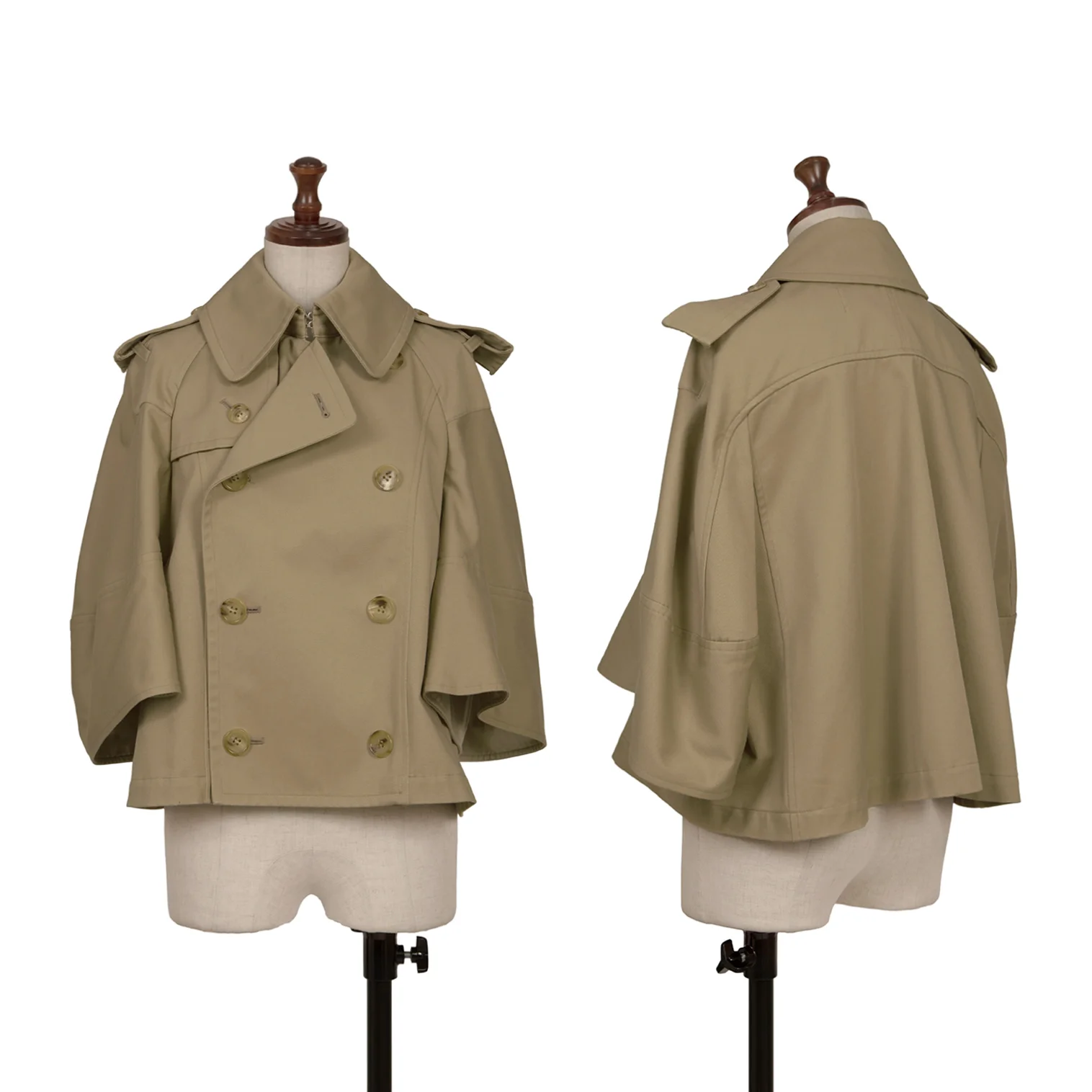 JUNYA WATANABE COMME des GARCONS Short Trench Coat Beige S (K-160345)
