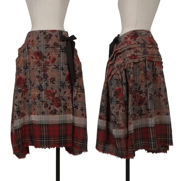 トリココムデギャルソンtricot COMME des GARCONS レーヨンフローラル